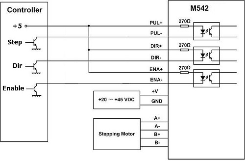 Подключение внешнего драйвера с общим плюсом